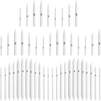 Febsnow 48 Pcs Blending Stump And Tortillions, Paper Art Blenders, Art Pencils, Drawing Pencils For Artists Student Sketch Drawing Tools, Drawing Supplies