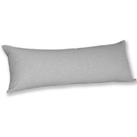 Body Pillow Cover Case 20X54 Inch, Soft Cotton Long Pillowcase With Zipper, Jersey, 20X54 Inch, Light Grey