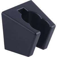 Hand Held Shower Bracket With Two Slot, Aomasi Handheld Shower Head Hose Hanger, Abs Plastic Bidet Sprayer Handle Holder Wall Mount, Matte Black