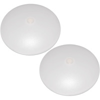 Dream Lighting Rv Puck Lights Led 12V Rv Interior Ceiling Light 3500K Warm White With On/Off Switch 4.5Inch Pack Of 2