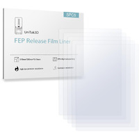 Photon Mono M5S Fep Release Film 210 * 290Mm,3D Printer Accessories Compatible With Anycubic Photon Mono M5S And Photon Mono M5 Uv Dlp Lcd Resin 3D Printer-0.15 Thickness(5Pcs)