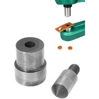 Punching Die For Hand Press Grommet Machine Eyelet Hole Punch Tool (6Mm (1/4 Inch), Pointed (For Material Of 1-9Mm Thickness))