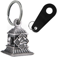 3D Motorcycle Bell With Hanger For Biker, Good Luck Biker Bells & Motorcycle Accessories, Key Chain With Colorful Luck Bell