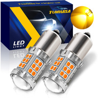 Tomhasa 1156 Led Bulb Amber 1156 Led Turn Signal Light Bulbs, 1141 Led Bulb Amber, 7506 1003 P21W Ba15S Led 1156 Bulbs Replacement Lamp For Car Blinker Brake Drl, Pack Of 2