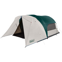 Coleman Cabin Camping Tent With Screened Porch, 4/6 Person Weatherproof Tent With Enclosed Screened Porch Option, Includes Rainfly, Carry Bag, Extra Storage, And 10 Minute Setup