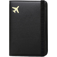 Zoppen Passport Holder Wallet, Passport Cover Travel Wallet Women Travel Essentials Accessories Document Organizer Travel Must Haves Rfid Blocking Cover Case For Women And Men, Black