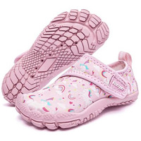 Racqua Girls Kids Water Shoes Slip-On Quick Dry Barefoot Swim Beach Aqua Shoes Lightweight Water Park Outdoor Sport Shoes Cute Big Kid Pink Unicorn 3