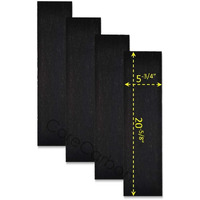 Corecarbon 4-Pack Exact Fitment Pre-Filter Designed To Fit Honeywell Air Genius 3, 4, 5, 6 Purifier - Models Hfd300, Hfd310, Hfd314, Hfd320, Hd320, Hfd323Cv1, Hfd323-Tgt, Hfd324, Hfd360B