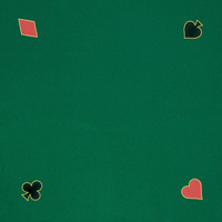 Trademark Poker Gameroom Country Trademark Poker Green Playing Felt 40 X , Green, Us