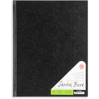 Pentalic - 8.5"X 11" Hardbound Sketchbook, 110 Sheets, Black