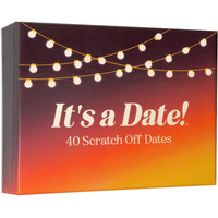 It's A Date!, 40 Fun And Romantic Scratch Off Date Ideas For Him, Her, Girlfriend, Boyfriend, Wife, Or Husband, Perfect For Date Night, Special Couples Gift For Valentine's Day, Birthdays & More!