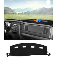 Autorder Dashboard Cover Mat For 2002-2005 Dodge Ram 1500 & 2003-2005 2500/3500 Accessories Dash Cover Flannel Dash Mat Sunshade Glare Uv Rays Protector
