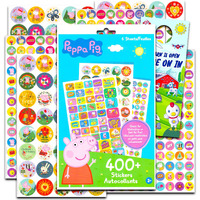 Peppa Pig Potty Training Stickers Bundle ~ Over 400 Peppa Pig Reward Stickers For Toddlers Plus Barn Bots Door Hanger  Peppa Pig Stickers Party Favors