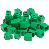 Didax Educational Resources Unifix Cubes, Green, Set Of 100