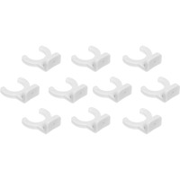 Creative Hobbies White Plastic Mounting Bracket For Night Light Shade - Clips Onto Night Light Module Base - Pack Of 10