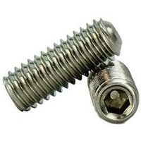 Stainless 10-32 X 1/2" (1/4" To 1" Available) Socket Set Screws Cup Point, Stainless Steel 50 Qty W/Hex Key Wrench (10-32 X 1/2")