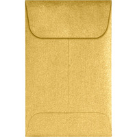 Luxpaper Coin Envelopes, Gold Metallic, 2 1/4-Inch X 3 1/2-Inch, 50-Count