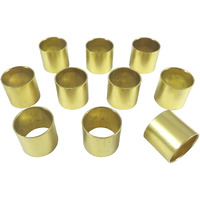 Robert Sorby Hf19B Set Of 10 Each 19 Mm / 3/4 Inch Solid Brass Ferrules For Custom Lathe Tool Or Chisel Handles