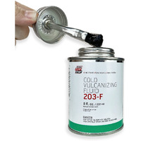 Rema Tip Top 203-F 8Oz Can Of Cold Vulcanizing Glue, Tire Inner Tube Patch Repair Fluid, Universal Tire Patch And Bike Tube Patch Glue