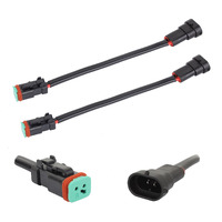 Tomall H11 H8 To Deutsch Dt Dtp Connectors Convert Wiring Harness Socket Adapter For Light Bulb Convert Work Light Bar Retrofit