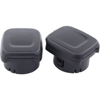 Motoku Center Console Power Outlet Cap Cover Retainer Black For Chevy Silverado Equinox Colorado Malibu Traverse