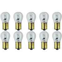 Cec Industries #1295 Bulbs, 12.5 V, 37.5 W, Ba15S Base, S-8 Shape (Box Of 10)