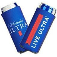 2019 Michelob Ultra Slim Line Can Cooler -2 Pack Coolie Live Ultra