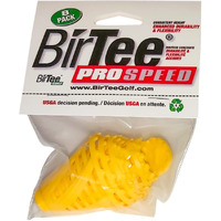 Birtee Golf Tees - Pro Speed Version With Enhanced Durability - 8 Pack. Indoor Golf Tees/Golf Simulator Tees/Winter Golf Tees. (Yellow)