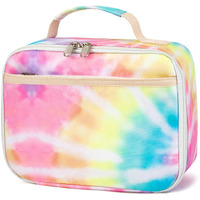 Kids Lunch Box Boys Girls Insulated Lunch Cooler Bag Reusable Lunch Tote Kit For School Travel (094 Tie Dye)