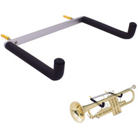 Yyst Trumpet Horizontal Wall Holder Wall Mount Rack For Trumpets W Hardware - No Trumpet