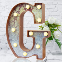 Led Marquee Light Up Letters Industrial Vintage Style Lighted Letters Rust Metal Effect Marquee Letter With Lights Illumination Letter Signs For Christmas Wedding Birthday Party Home Cafe Bar Decor-G