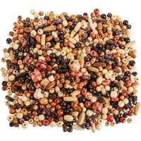 Cedilis 2000 Pcs Printed Wooden Beads, 5Mm To 21Mm Assorted African Beads, Loose Wood Beads Macrame Supplies Beads, Natural Wooden Bead For Jewelry Bracelets Necklace Earring Making Diy Craft Project