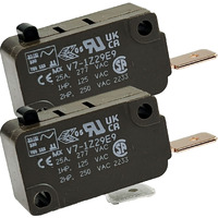Honeywell Micro Switch Premium Basic / Snap Action Switch 25A @ 250Vac V7-1Z29E9, ( Pack Of 2)