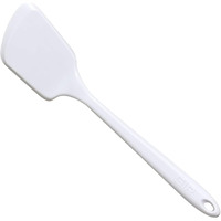 Gir: Get It Right - Premium Mini Silicone Spatula Turner - 11" X 2.6" X 0.7" - Seamless One Piece Design - Nonstick & Heat Resistant - Food Grade - Rubber Spatula - Baking & Cooking - Bpa-Free - White