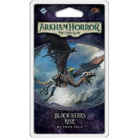 Arkham Horror The Card Game Black Stars Rise Mythos Pack - Face The Madness On Mont Saint-Michel! Cooperative Living Card Game, Ages 14+, 1-4 Players, 1-2 Hour Playtime, Made By Fantasy Flight Games