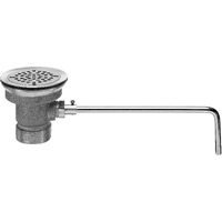 Fisher 22209 Drainking Waste Valve, With Flat Strainer, 12 Gpm Drain Rate