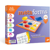 Foxmind Games: Metaforms Logic And Deductive Reasoning Puzzle Game, 80 Smart Puzzles To Work Through, 6 Levels Of Complexity, Develops Stem Skills, 1+ Players, For Ages 5 And Up