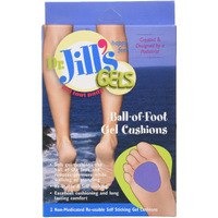 Dr. Jills Gel Ball Of Foot Cushions (Self-Sticking And Re-Usable)