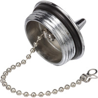 Seachoice Replacement Gas Fill Cap, Chrome-Plated Zamak