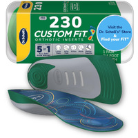 Dr. Scholls Custom Fit Orthotics 3/4 Length Inserts, Cf 230, Customized For Your Foot & Arch, Immediate All-Day Pain Relief, Lower Back, Knee, Plantar Fascia, Heel, Insoles Fit Men & Womens Shoes