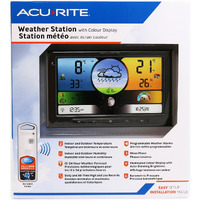 Acurite Weather Station With Colour Display - Indoor/Outdoor - 12-24 Hour Forecast + Programmable Weather Alarms