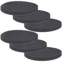 Fx4 Carbon Filter Pads Compatible With Fluval Fx5 / Fx6 Canister Filter,Replacement Carbon Impregnated Foam Pads Pack Of 6
