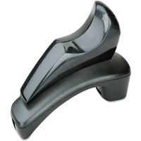 7520015923859, Curved Shape Telephone Shoulder Rest, 2 X 2-1/2 X 7, Black