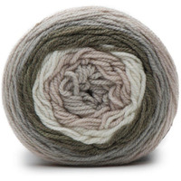 Caron Cakes Self Striping Yarn 383 Yd/350 M 7.1 Oz/200 G (White Truffle)