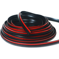 Sdano Fender Flares Edge Trim, Fender Flare Rubber Seal For Car And Truck Wheel Wells, Rubber Gasket For Fender Flares Universal, Bonds W/ 3M Automotive-Grade Adhesive Tape, T-Style, 30 Length