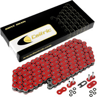 Caltric O-Ring Drive Chain Compatible With Honda Crf150F Crf-150F Crf230F Crf-230F Cmx250C Cmx-250C Xr650L Xr-650L 2013 Red