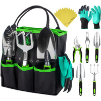 Heavy Duty Garden Tools 10 Pieces Set - Rust Proof, Durable Gardening Supplies Gifts For Women Men Mom Or Dad - Ergonomic Gardening Hand Tools - Garden Gifts For Mom And Dad