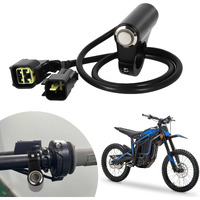 Alpha Rider Headlight Kill Switch Kits For Talaria Sting R Mx4 Plug And Play Help Save Battery With Blue Led Halo And Plugs Headlight On/Off Switch
