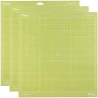 Cricut Standardgrip Machine Mats 12In X 12In, Reusable Cutting Mats For Crafts With Protective Film, Use With Cardstock, Iron On, Vinyl And More, Compatible With Cricut Explore & Maker (3 Count)