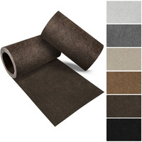 Azobur Rectangular Velvet Repair Patch, Self-Adhesive Flannel Fabric Patch, Multi Colors, Microfiber Patch,Can Be Used To Patch Sofas, Car Seats, Handbags, Jacket Holes And Tears (Dark Brown)